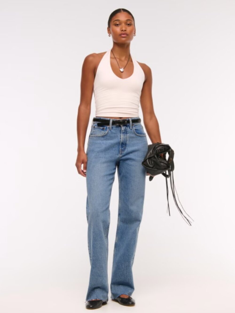 Abercrombie & Fitch The 90's Relaxed Jean High Rise Curve Love (28/6R)